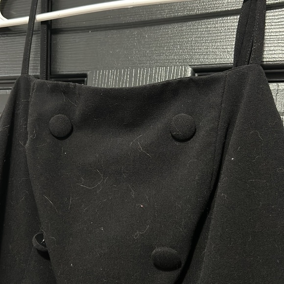Black Button Dress - Picture 2 of 2